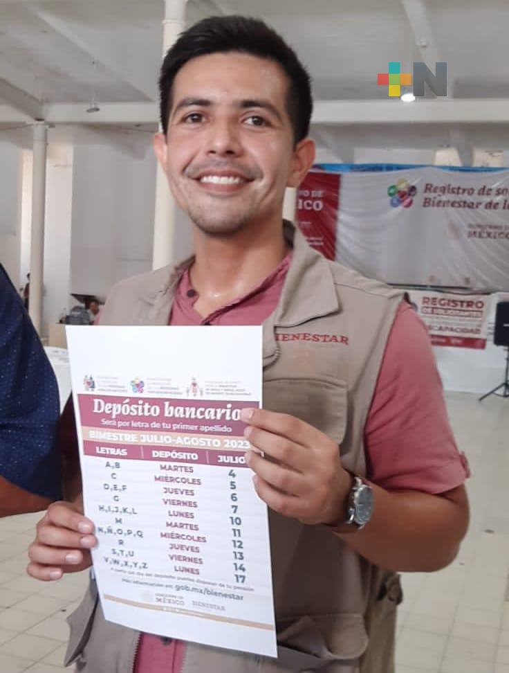 Once módulos Bienestar en Veracruz puerto para incorporar a personas con discapacidad