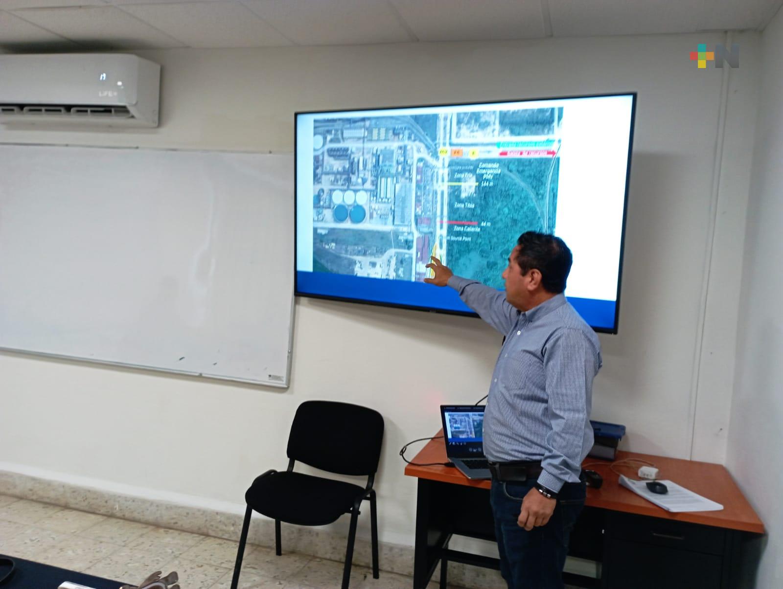 Realizarán simulacro para atender emergencias químicas en Coatzacoalcos