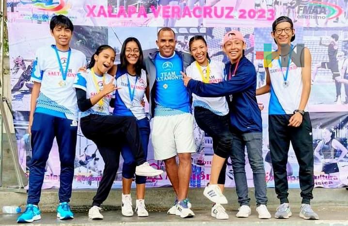 Club Saltamontes logró cuatro medallas de oro en festival atlético de Xalapa