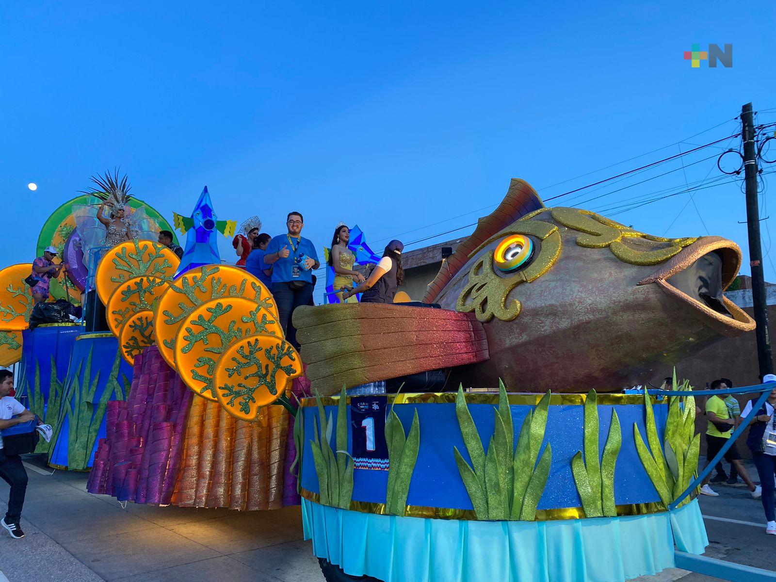 Se realizó exitosamente el primer desfile del Carnaval de Veracruz 2023