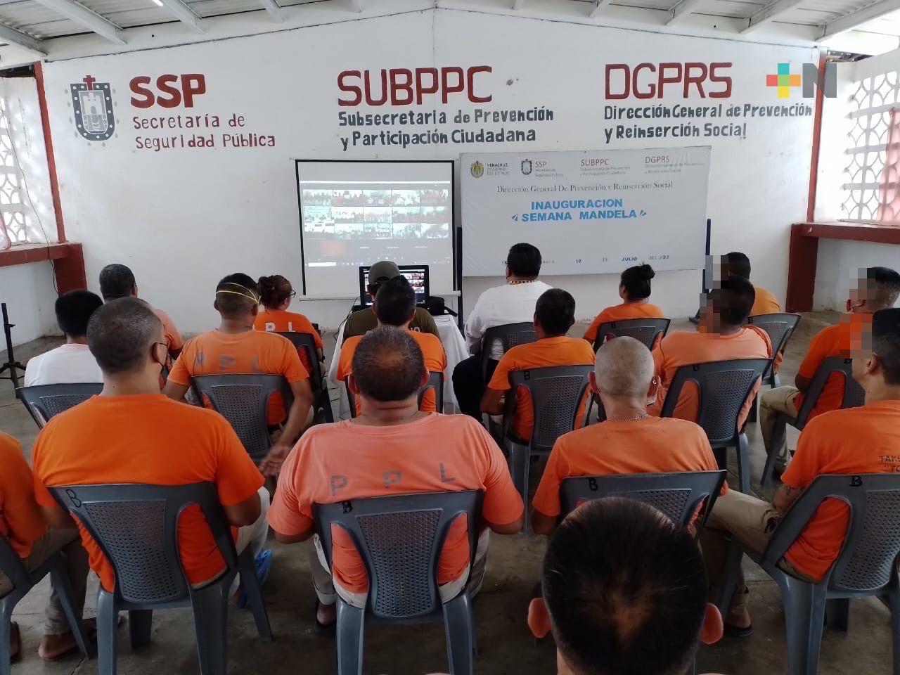 Inaugura DGPRS «Semana Mandela» en Centros penitenciarios del estado