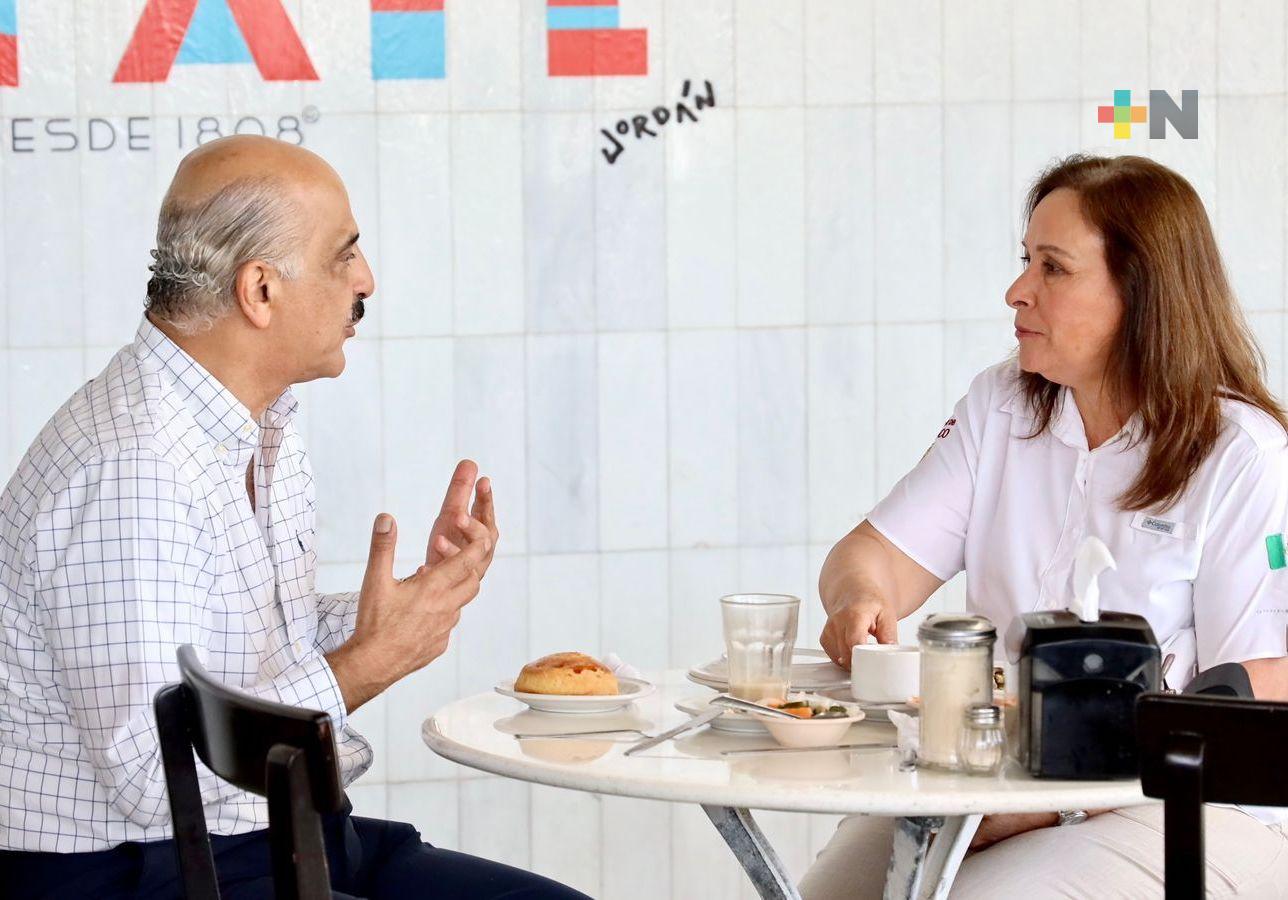 Se reúne secretaria de Energía con alcalde de Xalapa en Boca del Río