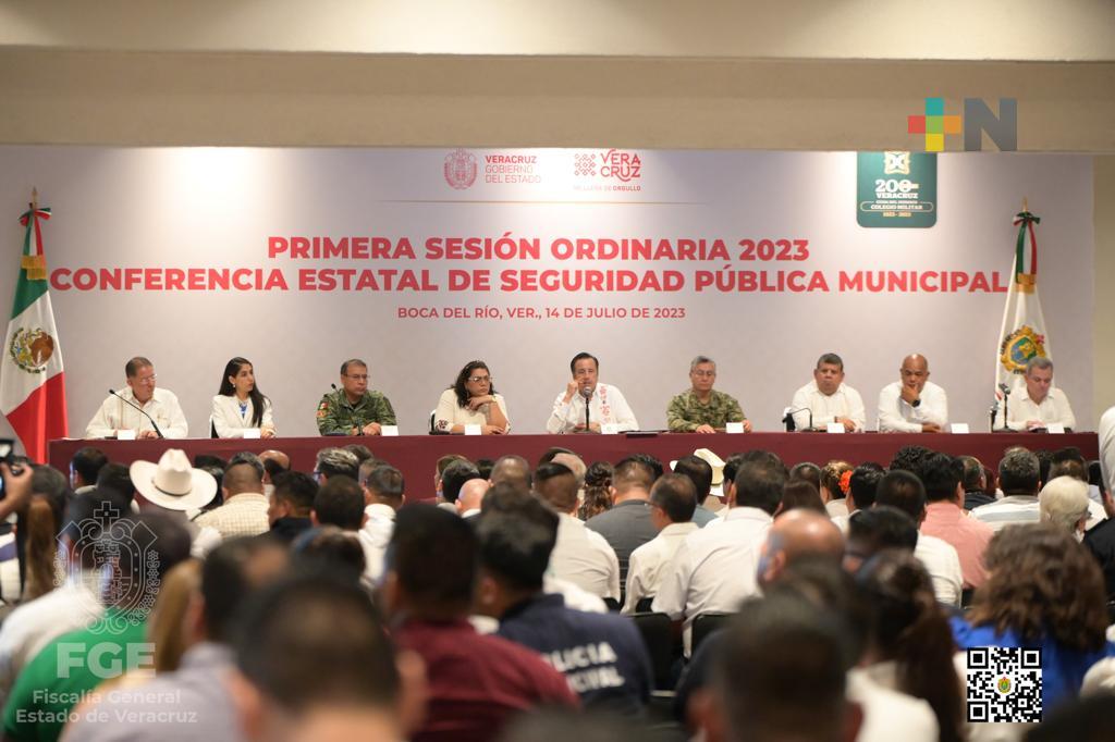Asiste Fiscal general a la Conferencia Estatal de Seguridad Pública Municipal