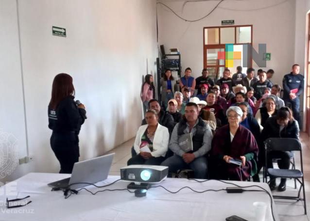 Capacita UECS a servidores públicos y agentes municipales en Las Vigas