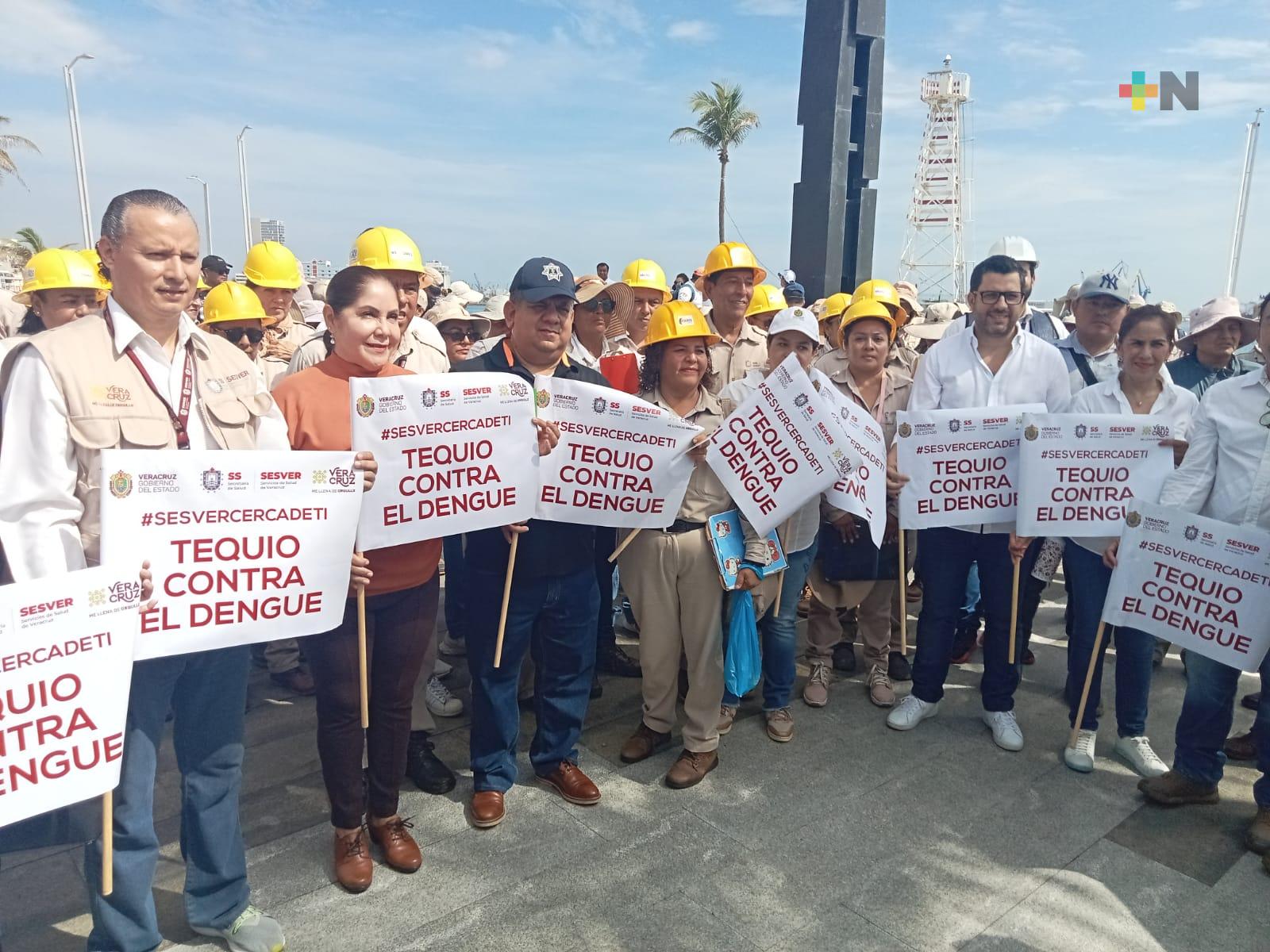En Veracruz, SS/Sesver inició el Tequio contra el dengue