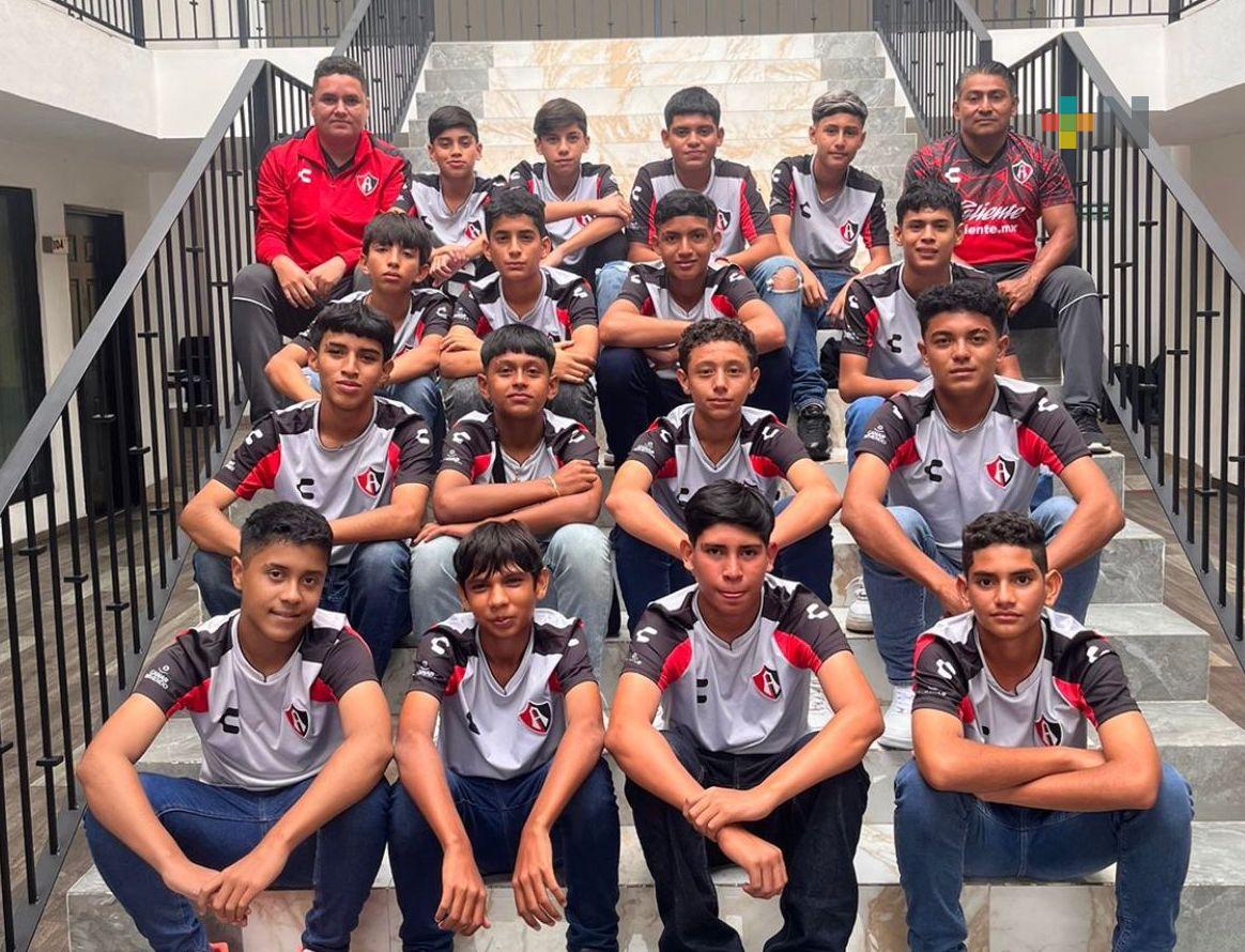 Viaja equipo Liga Municipal filial Atlas al Campeonato Nacional Sub-13