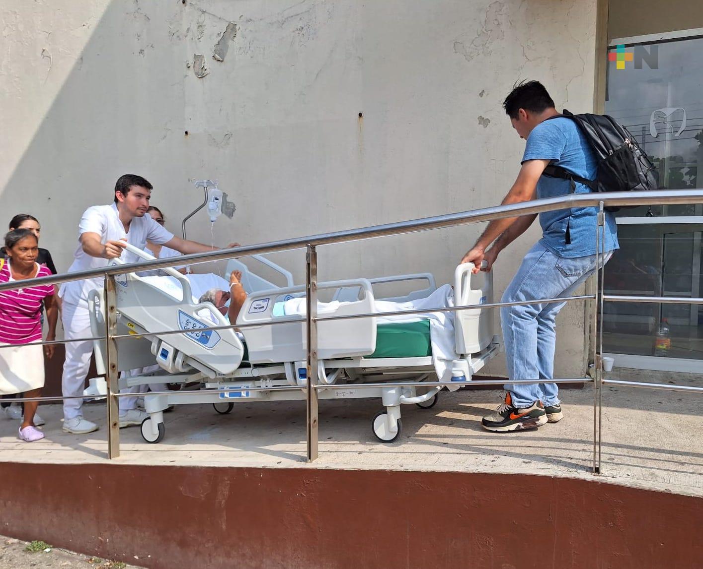 Informa IMSS sobre  evacuación en Hospital General #36, en Coatzacoalcos