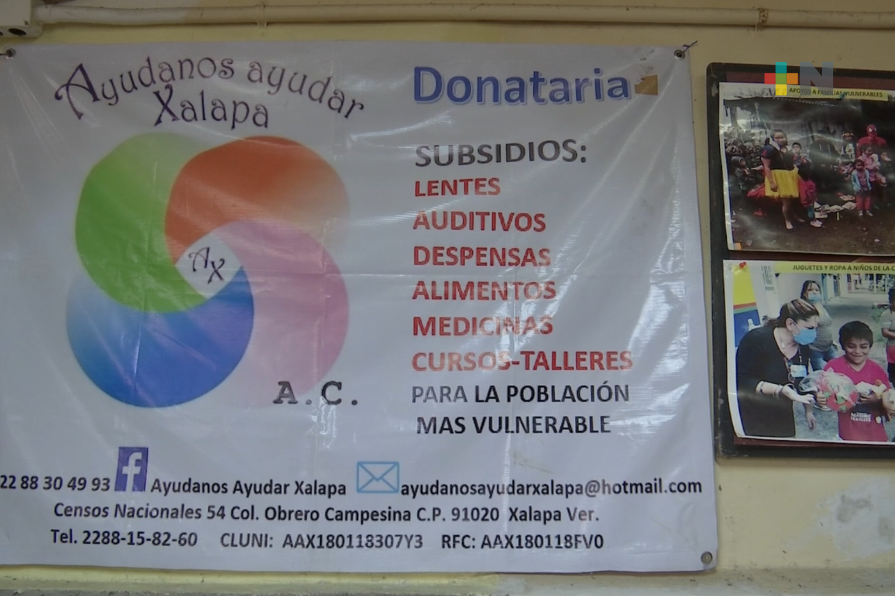 La fundación «Ayúdanos ayudar Xalapa” brinda asistencia social sin fines de lucro