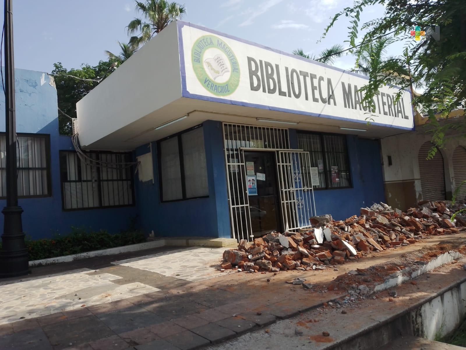 Vandalizan instalaciones de biblioteca Magisterial ubicada en parque Zaragoza