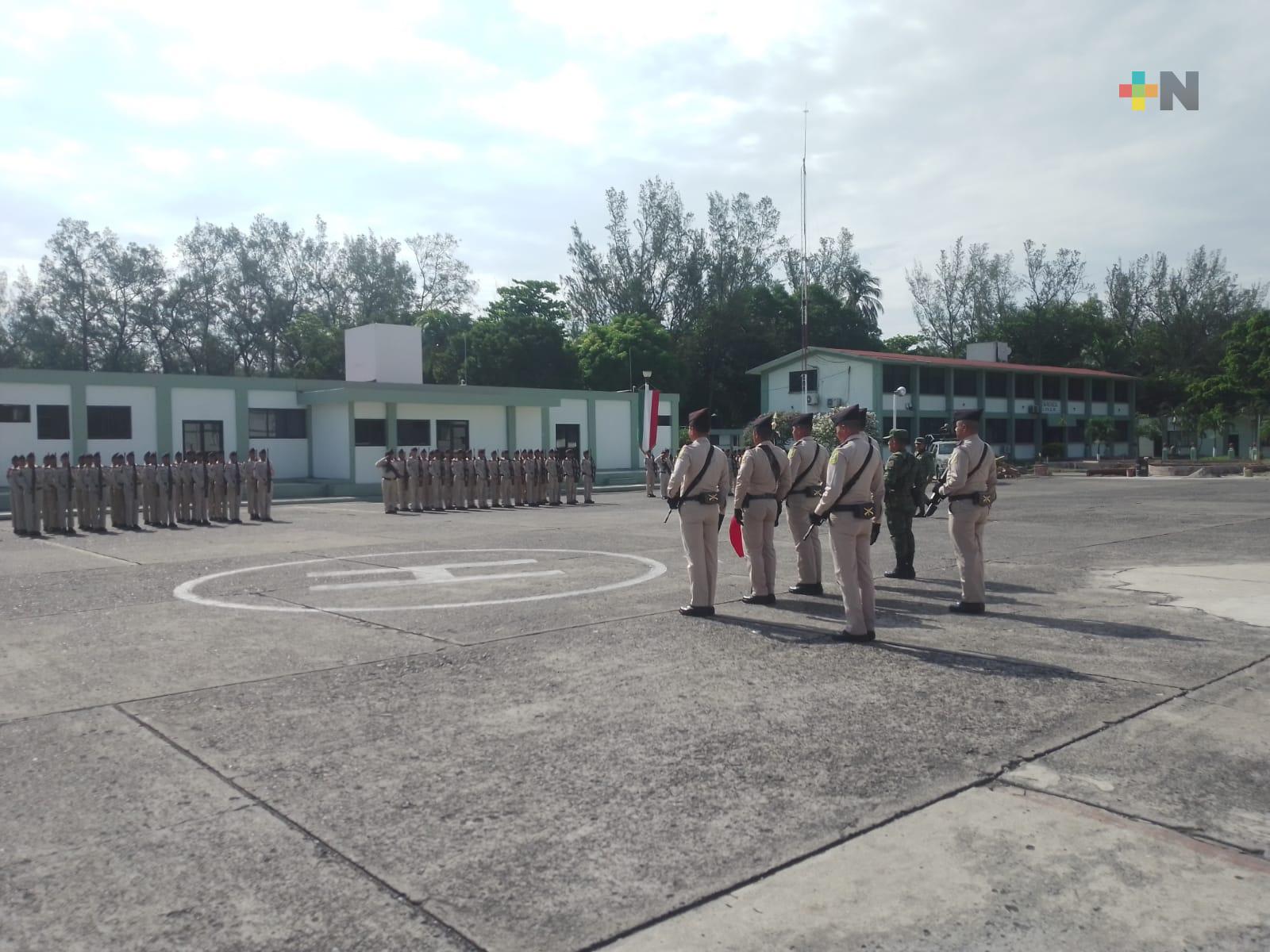 Realizan ceremonia de Protesta de Bandera del personal de conscriptos en 83 Batallón de Sedena