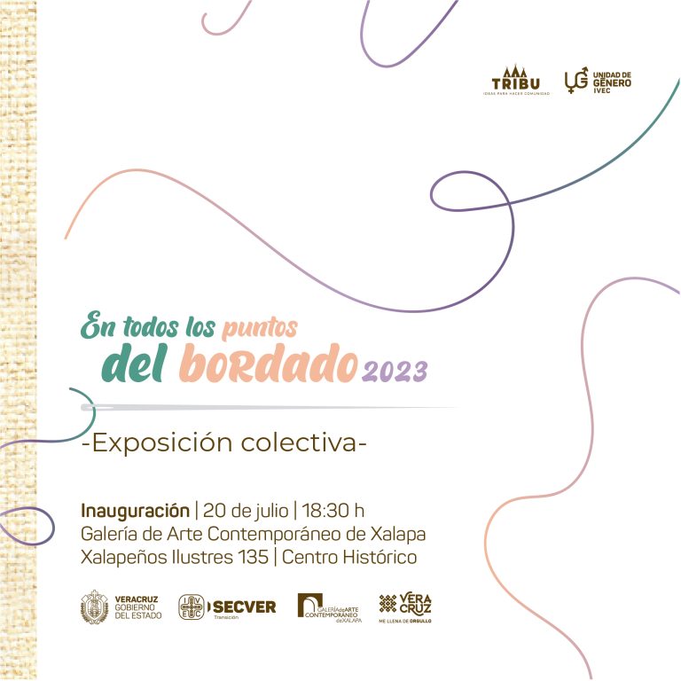 Invitan a la inauguración de la exposición colectiva En todos los puntos del bordado