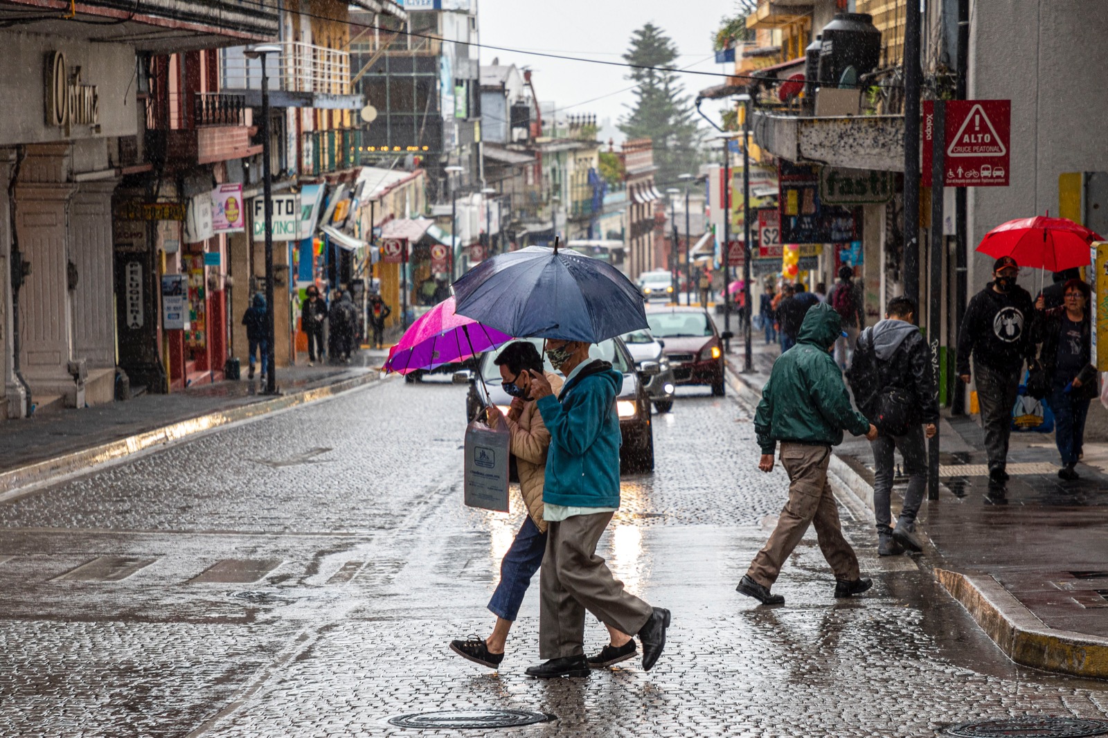 Siguen lluvias con algunas tormentas en el estado de Veracruz