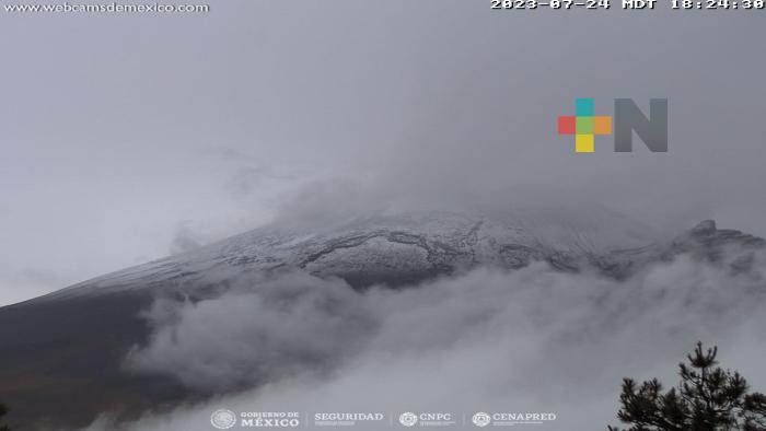 Registra volcán Popocatepetl 83 exhalaciones, este martes