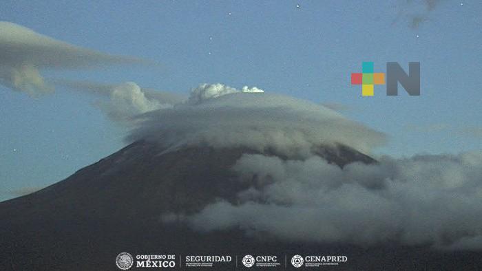 Cenapred registra 27 exhalaciones del Popocatépetl, semáforo en Amarillo Fase 2