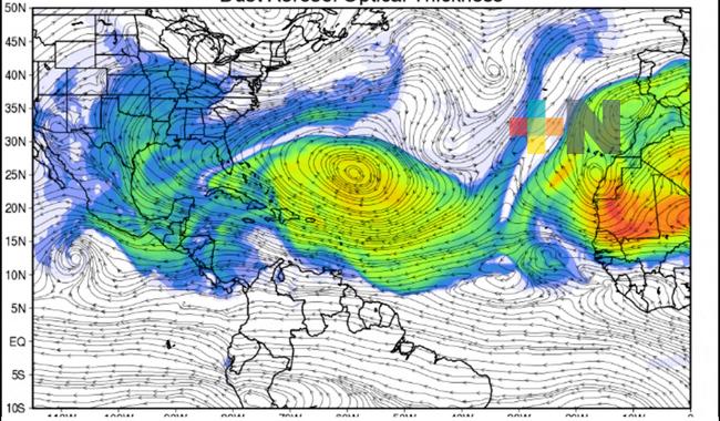 Este sábado 15 de julio arribará a México una nueva nube de polvo del Sahara
