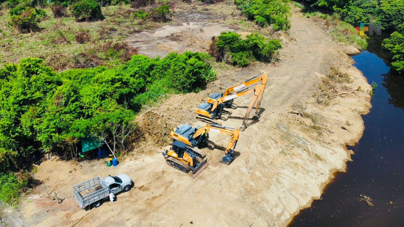 No tirar basura a ríos piden en Nanchital; avanza dragado de arroyos