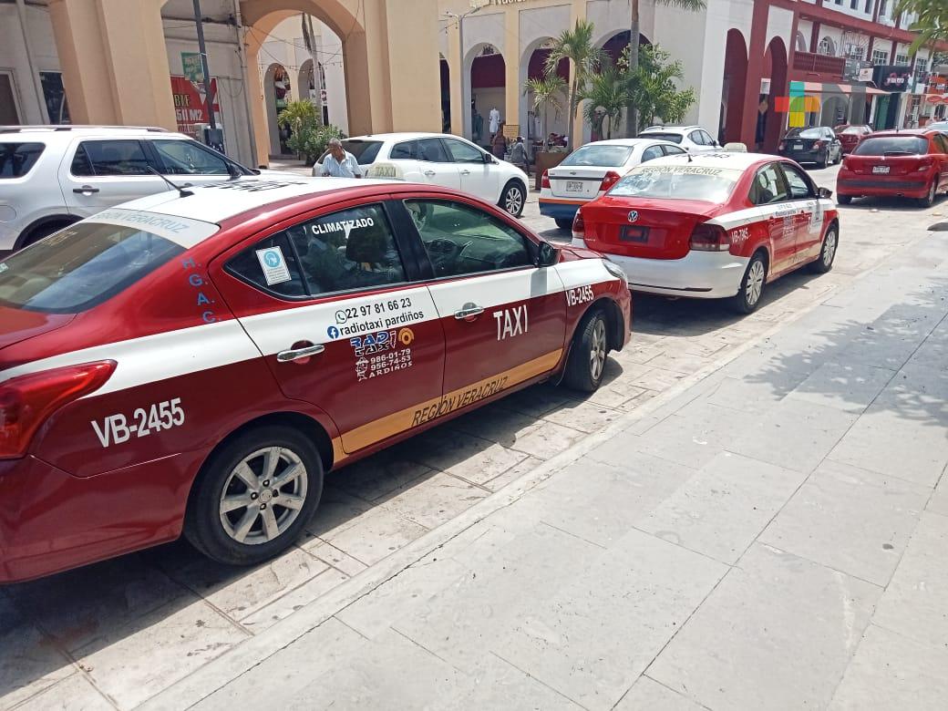 Se espera aumenten servicios de taxis en Veracruz-Boca del Río