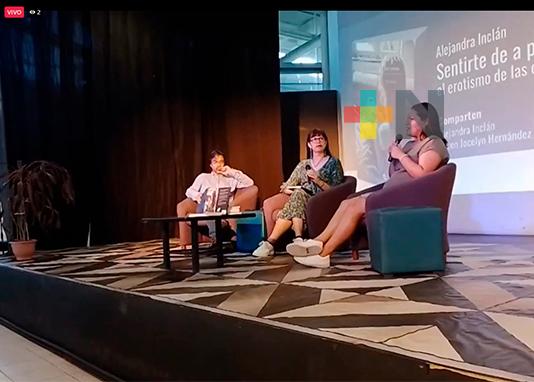 Alejandra Inclán, egresada UV presentó su libro en Reflexionario Mocambo