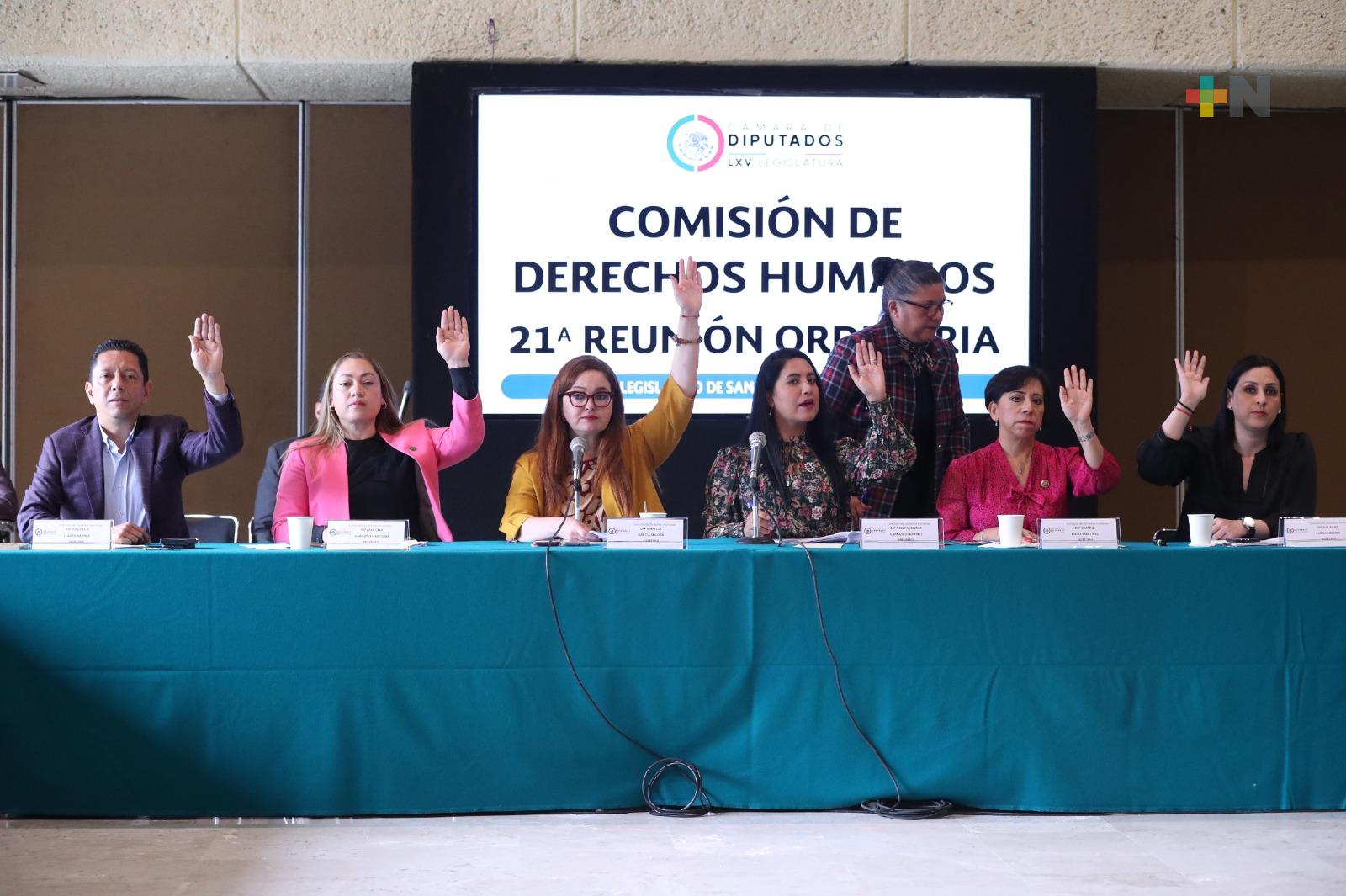 Comisión avala reformas sobre violencia en redes sociales y respeto a derechos humanos en estancias migratorias