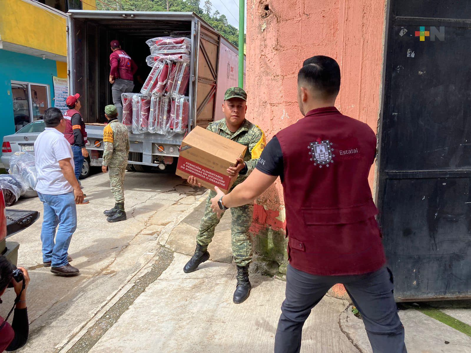 DIF estatal mantiene apoyo a familias damnificadas y pide a población solidarizarse