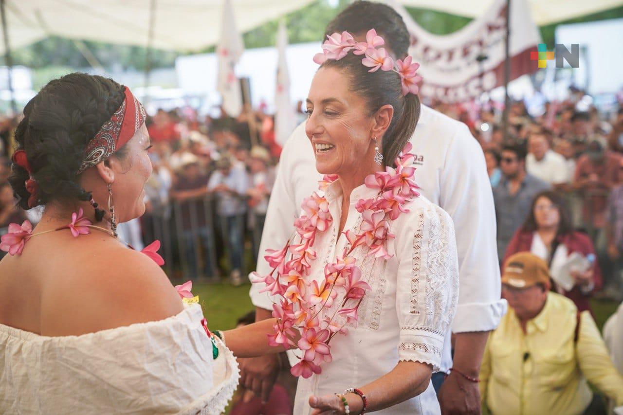 Mi vida está ligada a la lucha por la justicia social, la democracia y a nuestra hermosa patria: Claudia Sheinbaum