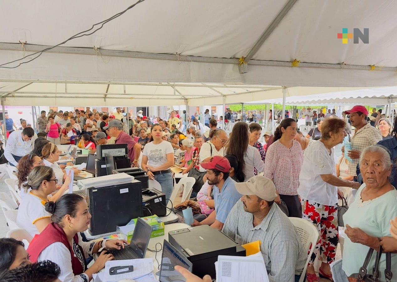 Masiva asistencia registran las Brigadas itinerantes del Registro Civil en Pánuco