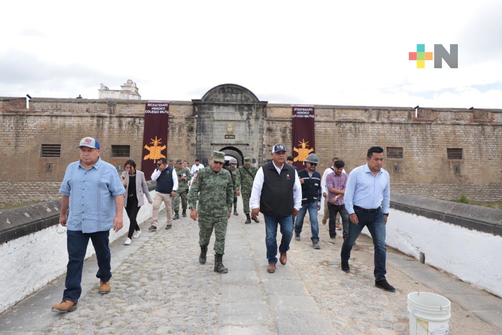 Recupera esplendor y grandeza la Fortaleza de San Carlos: Eric Cisneros