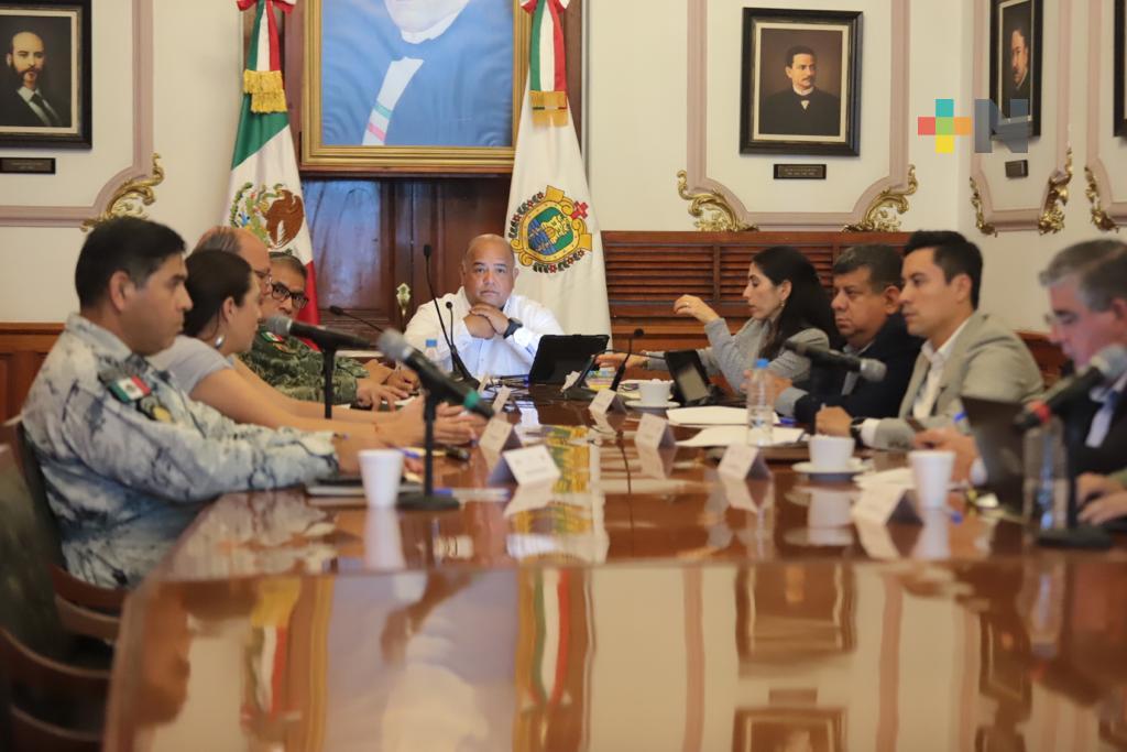 Preside secretario Eric Cisneros la Mesa de Coesconpaz en Palacio de Gobierno