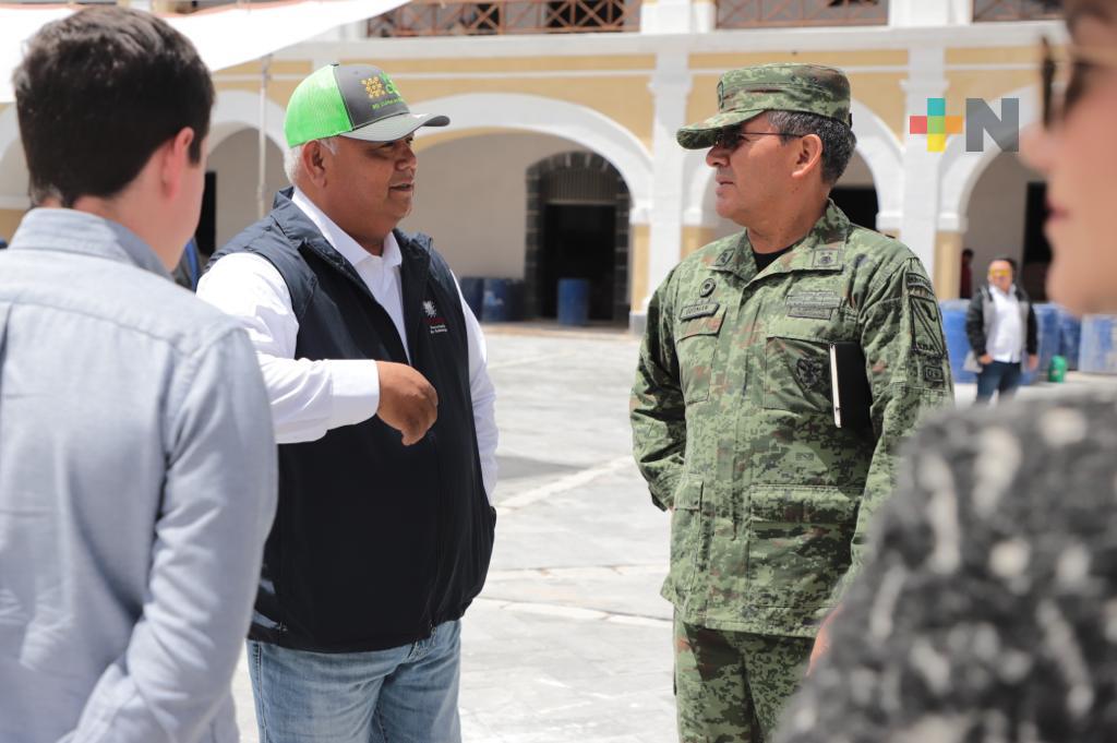 Eric Cisneros da seguimiento a rehabilitación de la Fortaleza de San Carlos