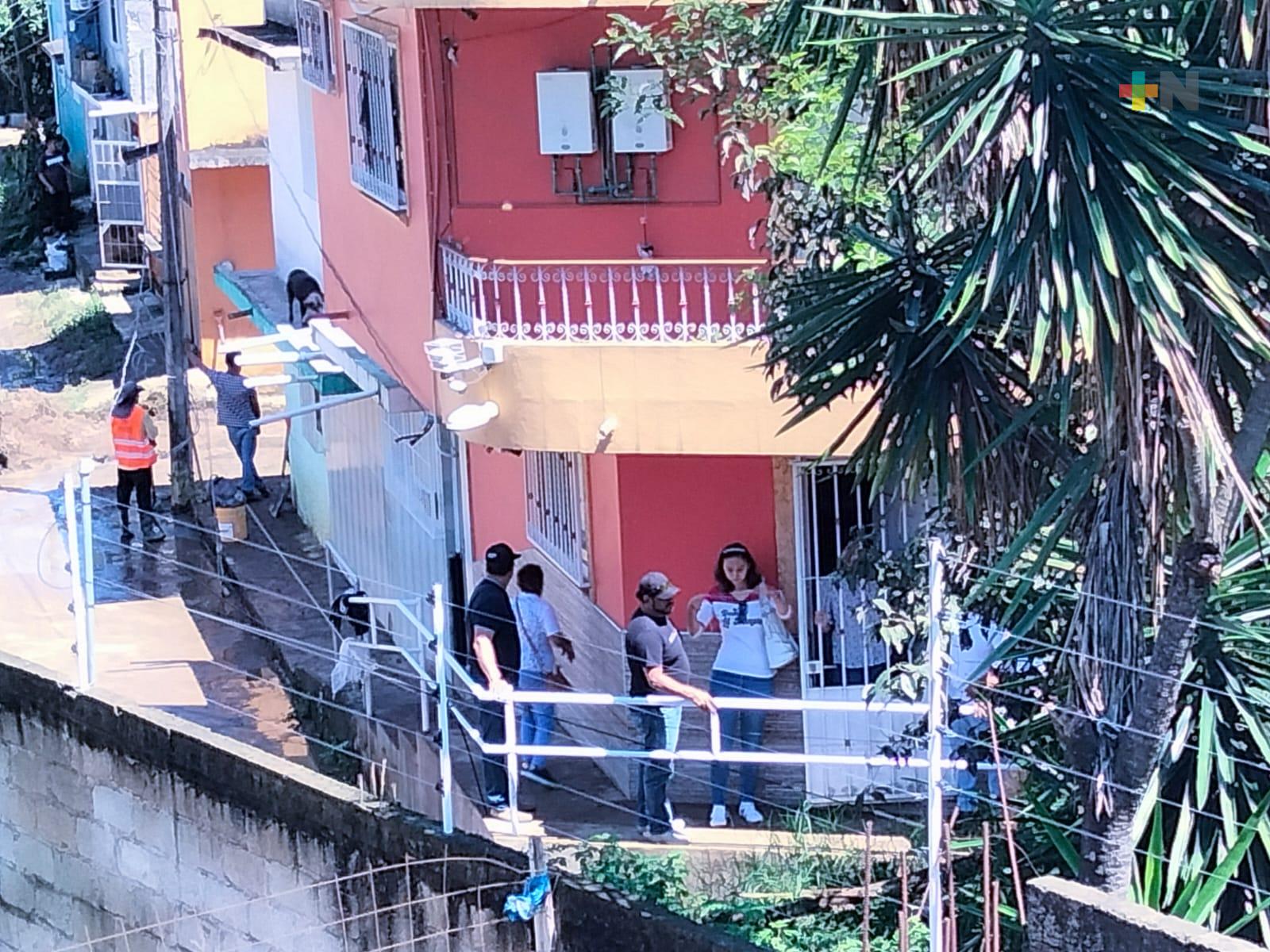 Ayuntamiento de Xalapa levanta censo a familias afectadas por lluvias