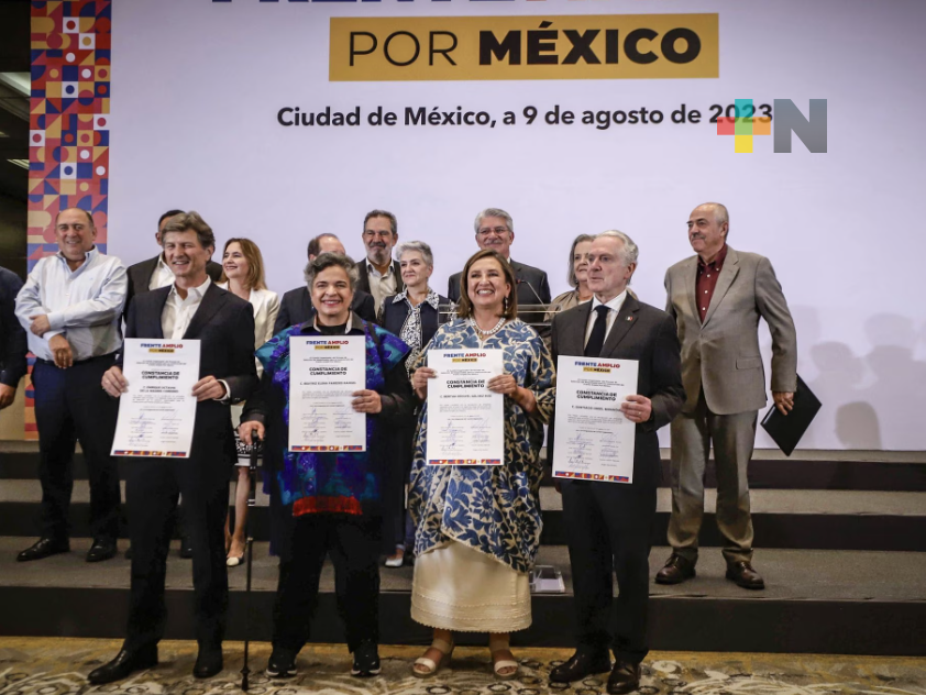 Gálvez, Creel, Paredes y de la Madrid avanzan a segunda etapa del Frente Amplio por México