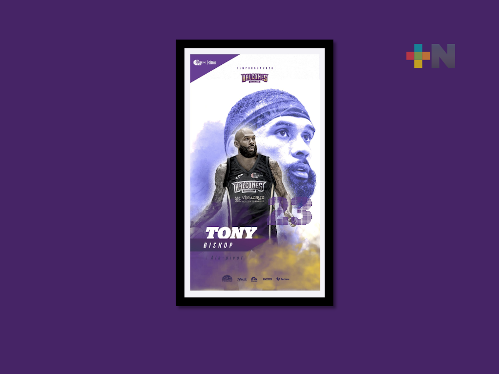 Tony Bishop se incorpora al roster de Halcones de Xalapa