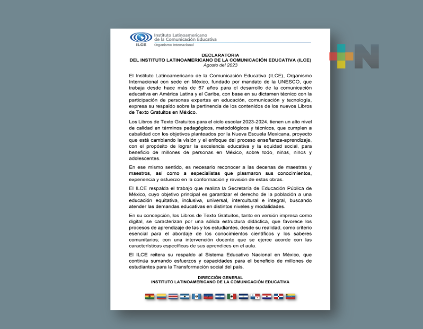 Respalda Instituto Latinoamericano de la Comunicación Educativa nuevos libros de texto
