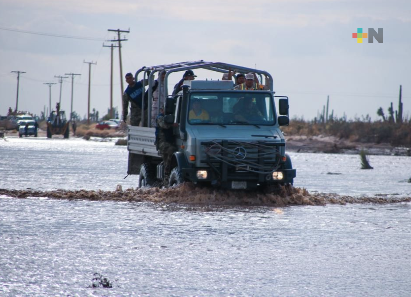 Marina despliega más de 2 mil elementos en Baja California por Huracán Hilary