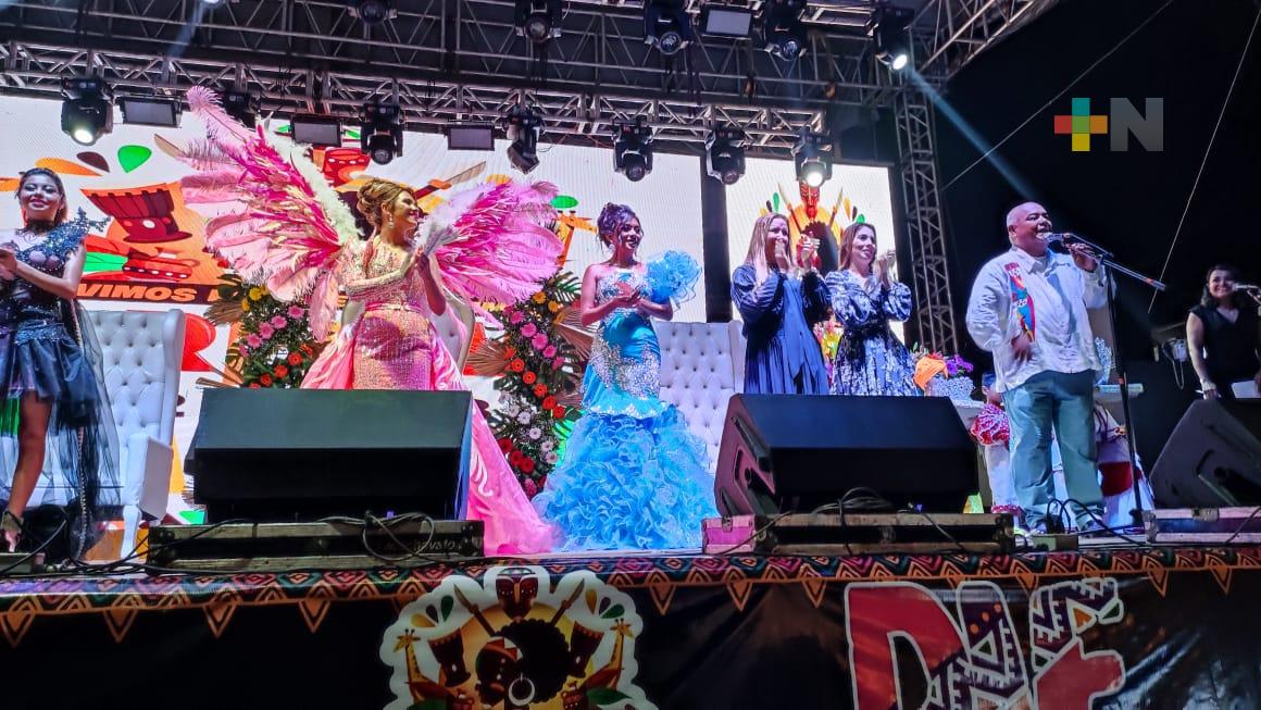 Inicia carnaval de Yanga con quema del Calimbo y la coronación  de la corte real