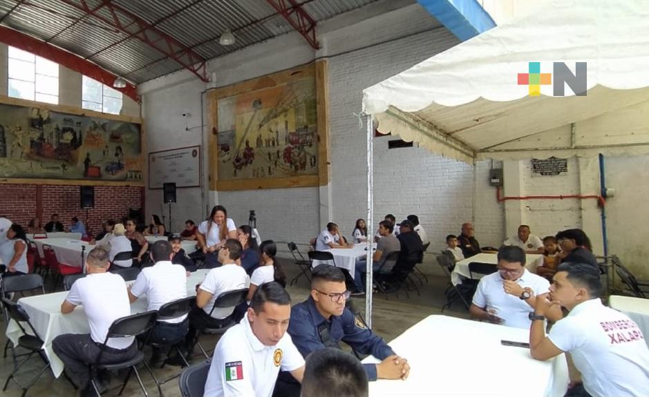 Celebran Día Nacional del Bombero en Xalapa