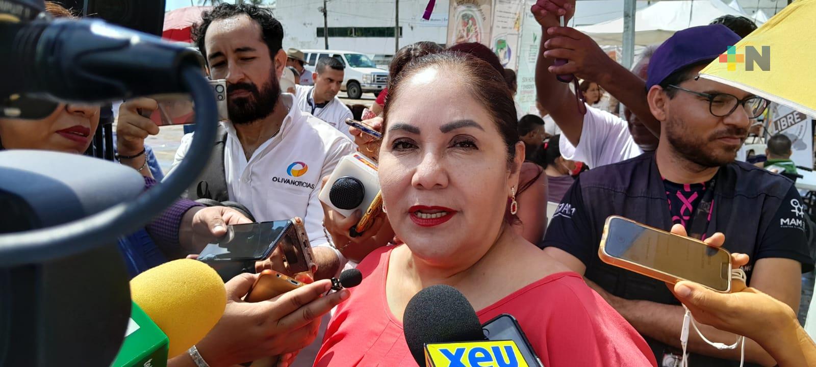 Gobierno federal podría apoyar en reforzar seguridad en norte de Veracruz: Claudia Tello