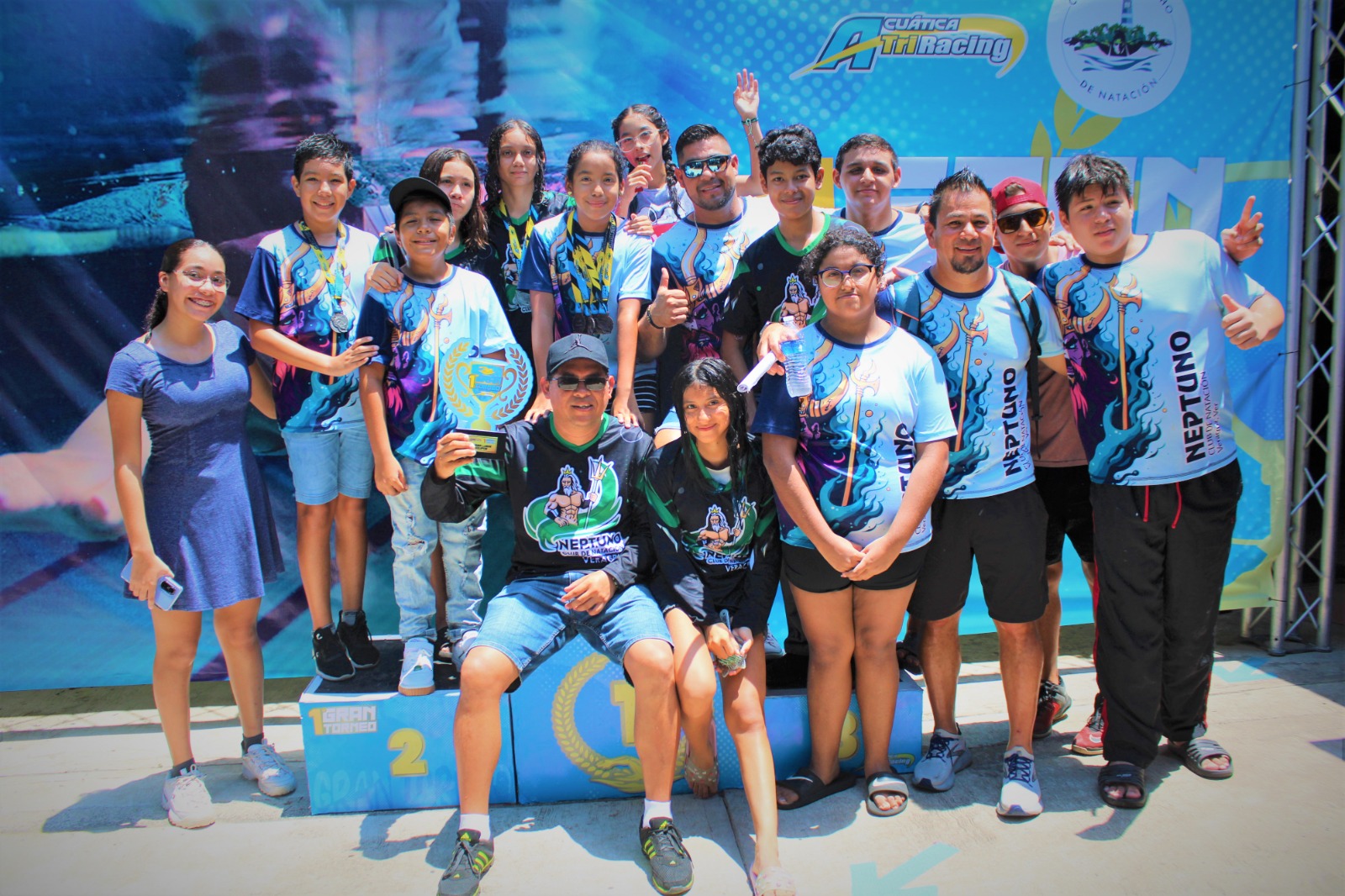 Club Neptuno campeón de séptima fecha del Circuito Jarocho Natación