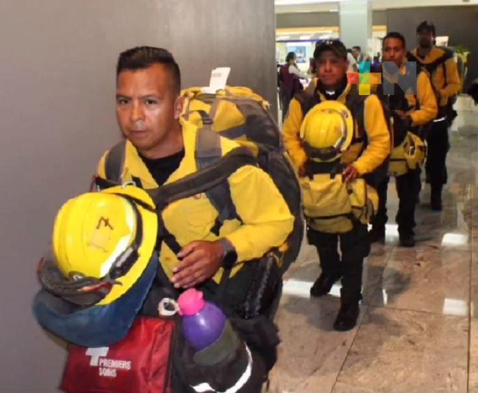 Veracruzanos viajan a Canadá para combatir incendios forestales