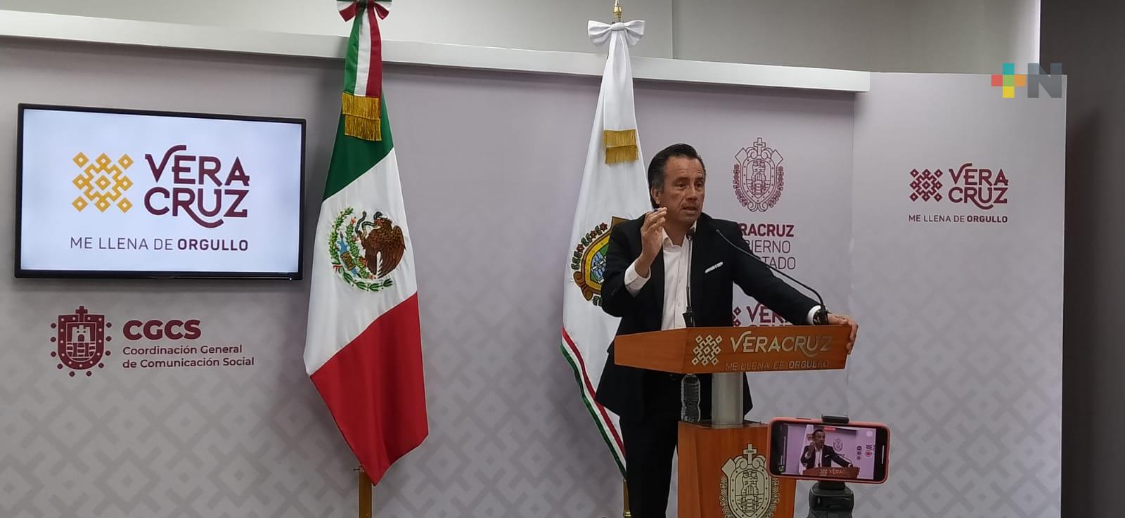 Reitera Gobernador que ningún servidor público puede hablar sobre proceso de Morena