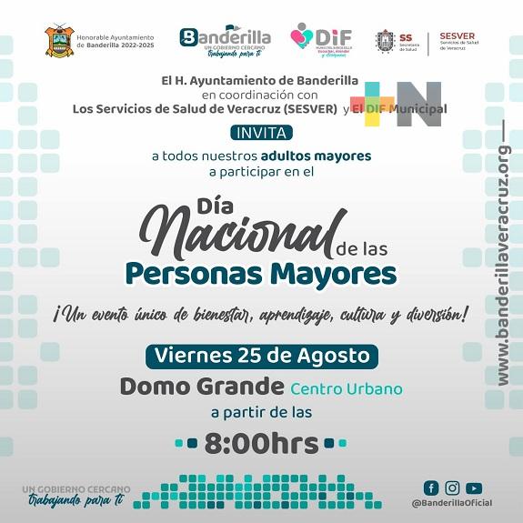 En Banderilla entregarán apoyos funcionales durante Día Nacional de las Personas Mayores