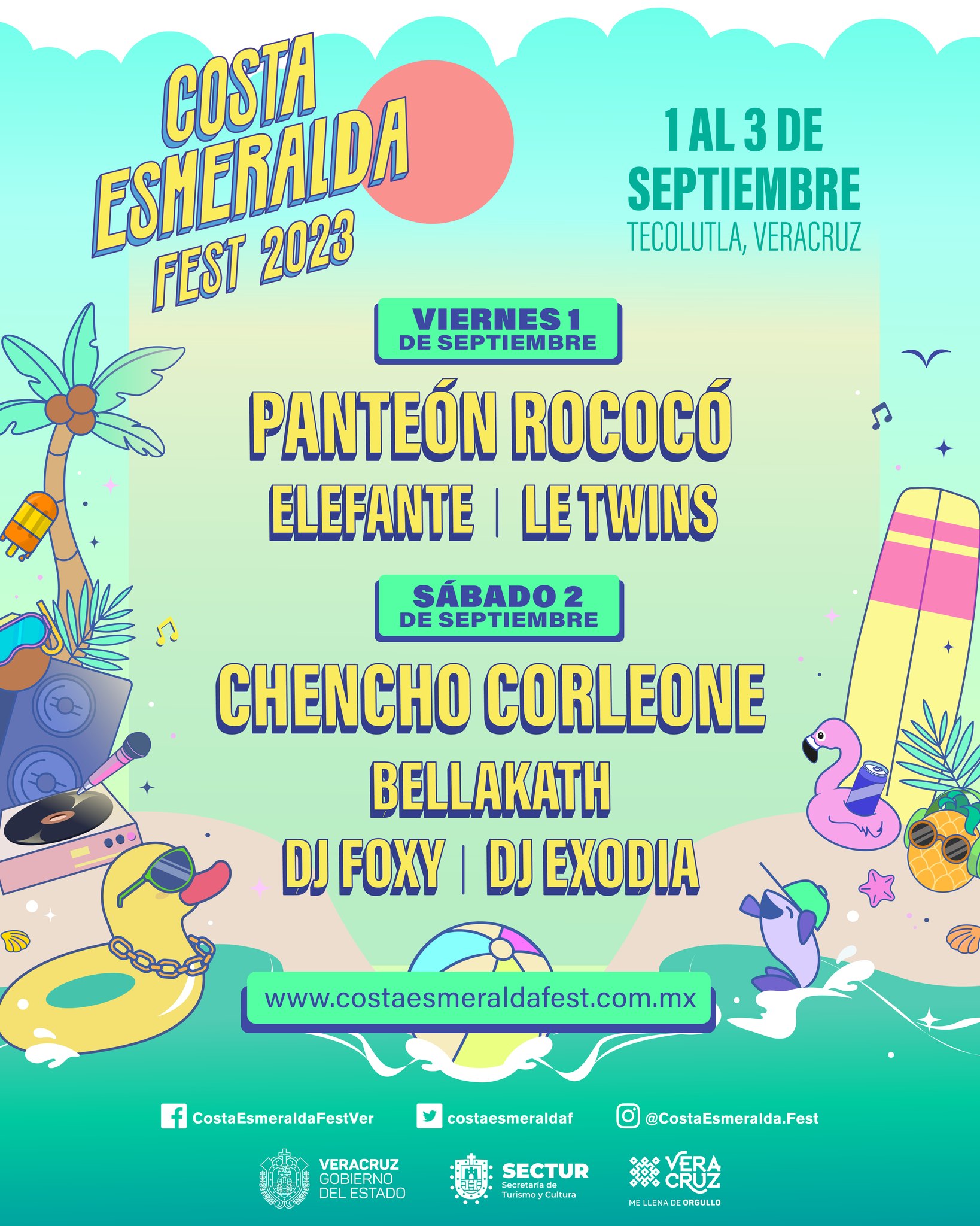 Veracruz está listo para el Costa Esmeralda Fest 2023