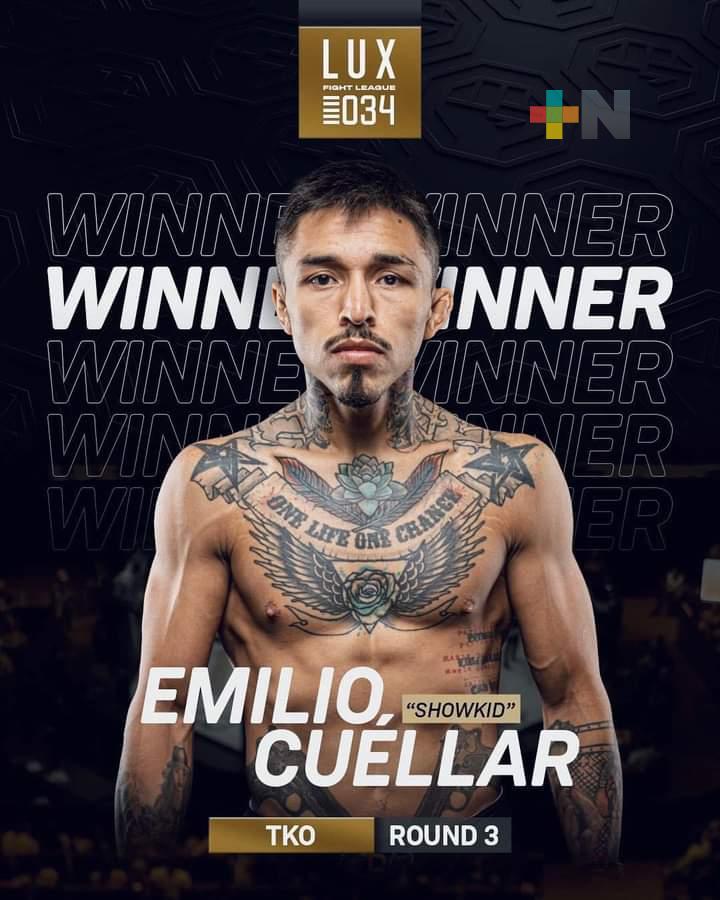 Retorno triunfal para Emilio «Showkid» Cuellar en Lux Figth League