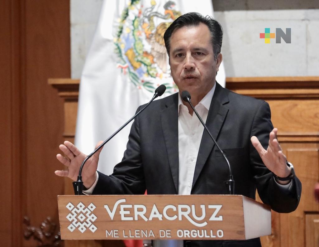 «En Veracruz no hay nepotismo», reitera el gobernador Cuitláhuac García
