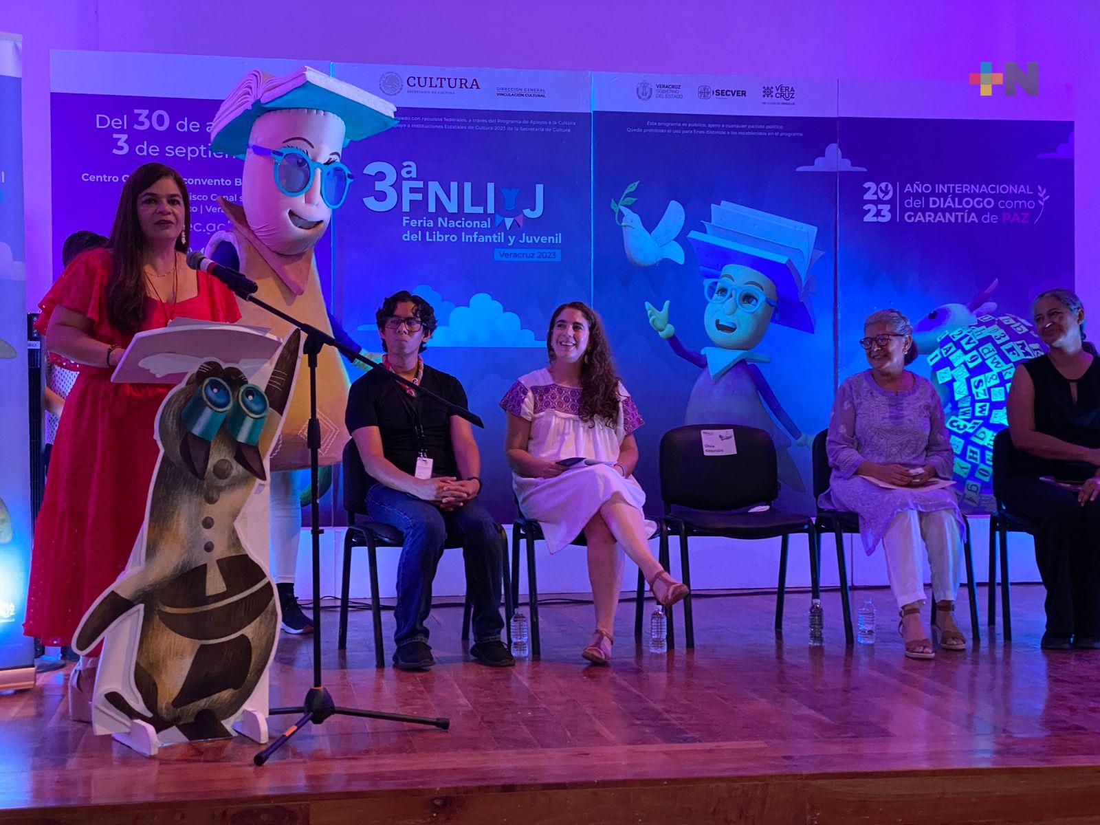 Inauguraron la Feria Nacional del Libro Infantil y Juvenil, Veracruz 2023
