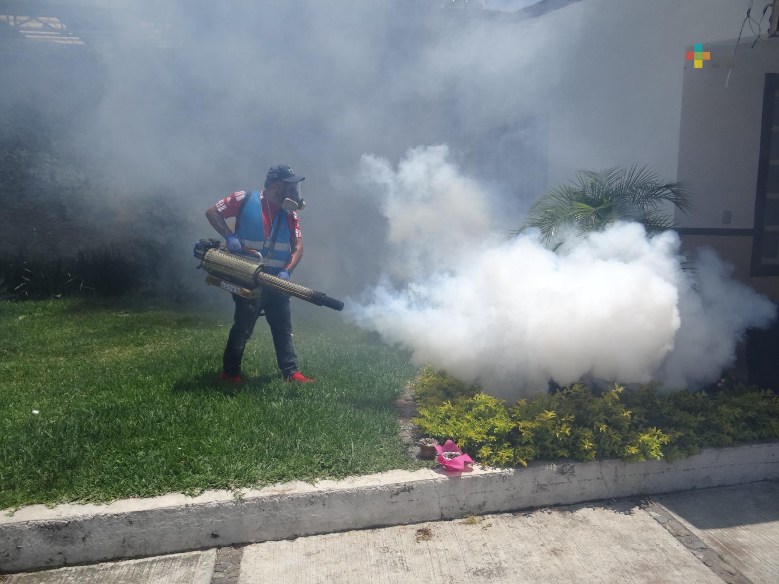 Realizan fumigación en Chocamán para prevenir dengue, zika y chikungunya