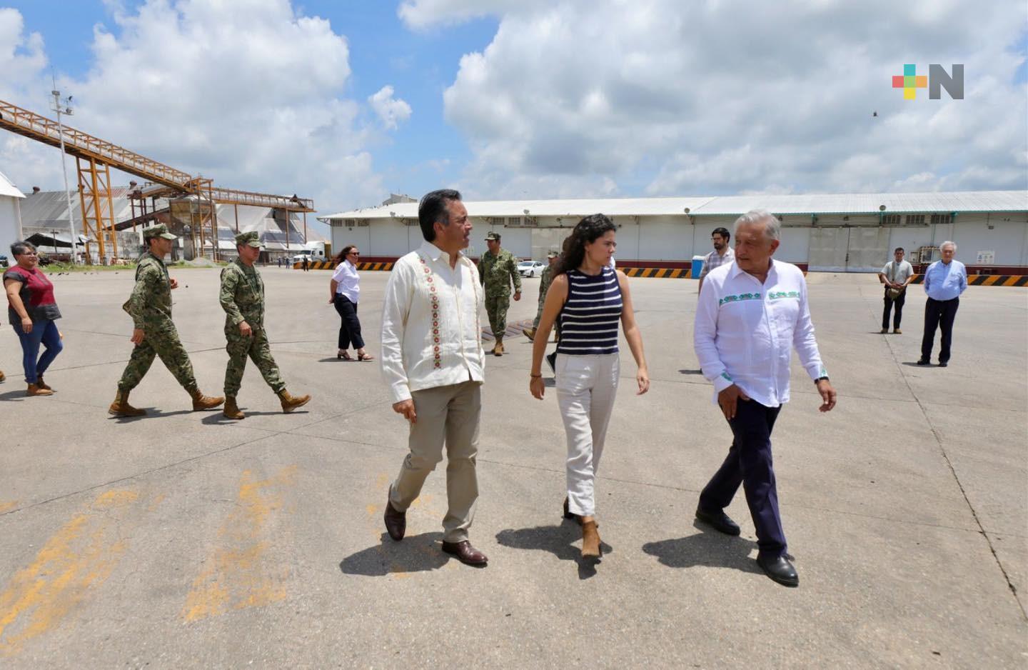 Presidente López Obrador encabeza mesa de trabajo sobre Corredor Interoceánico