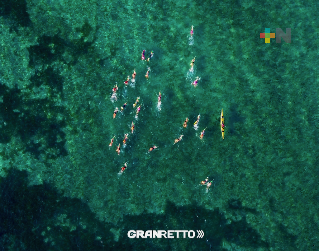 Exitoso primer Gran Retto, por los Arrecifes veracruzanos 2023