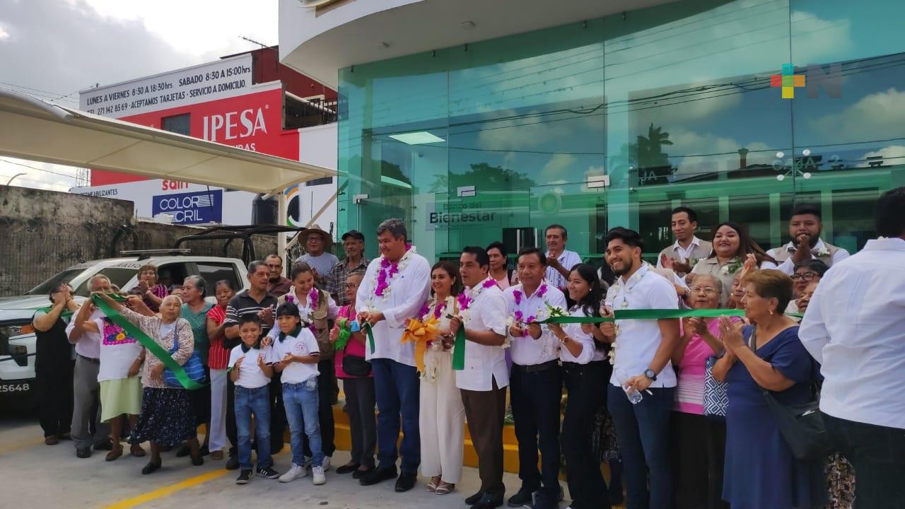 Inauguran Banco del Bienestar en Fortín