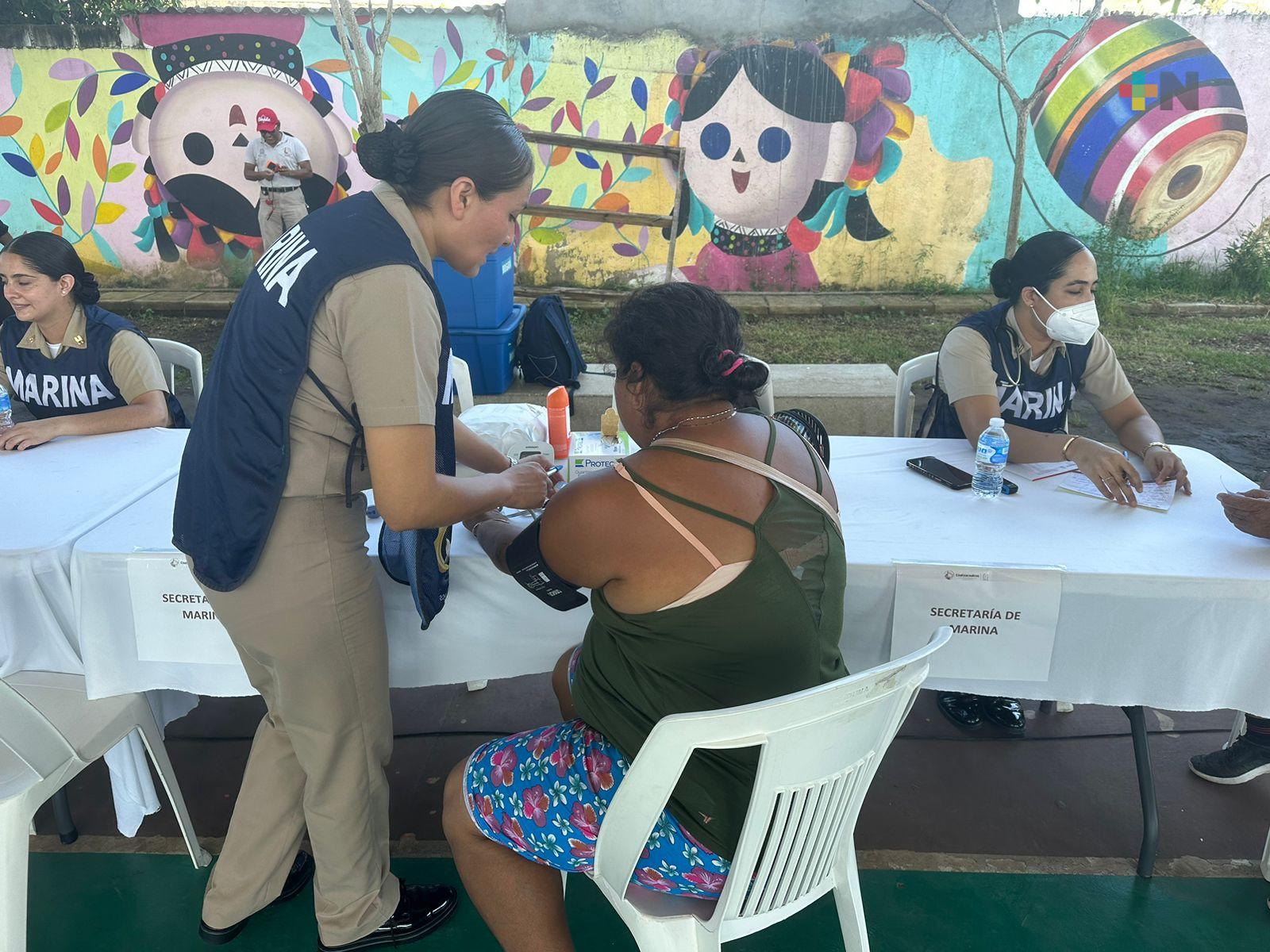 Inician Semar y Gobierno de Coatza  brigadas médicas y de servicios